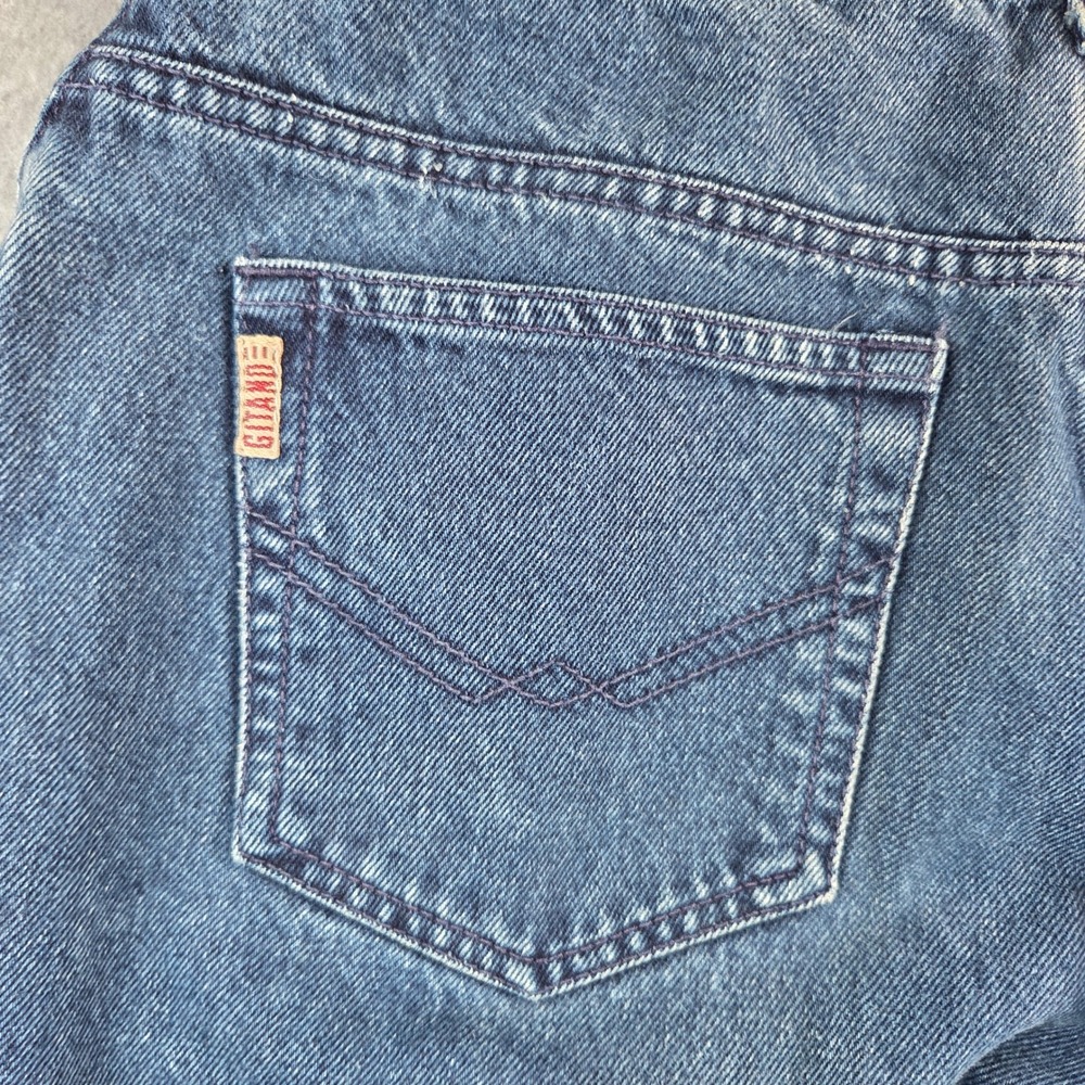 Gitano Jeans Women 28 Blue High Waisted Mom Jeans Vintage Tapered Leg 90s - Picture 7 of 11